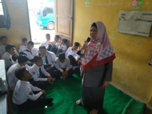 Diseminasi Informasi P4GN kepada Pelajar di MTsN Kluet Utara