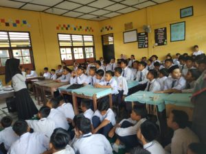 Diseminasi Informasi P4GN kepada Pelajar di MTsN Kluet Utara