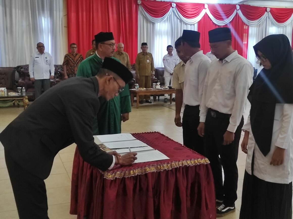 780 Orang di Sumpah, Kepala BNNK ACEH SELATAN Turut Serta
