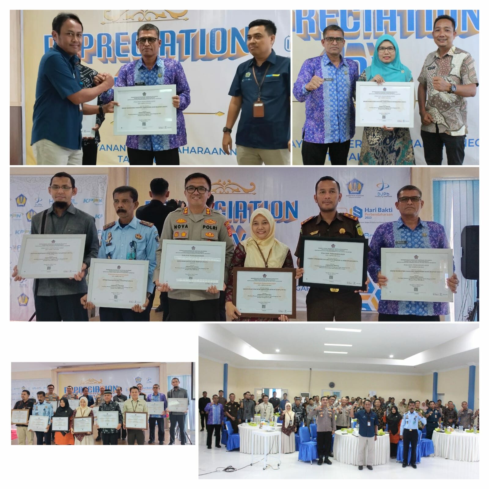 Penghargaan Kepada Kepala Badan Narkotika Nasional Kabupaten Aceh Selatan